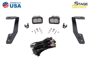 Subaru XV Crosstrek LED Ditch Light Kit - Above Hood - Diode Dynamics - Pro White Combo - White - `18-`23